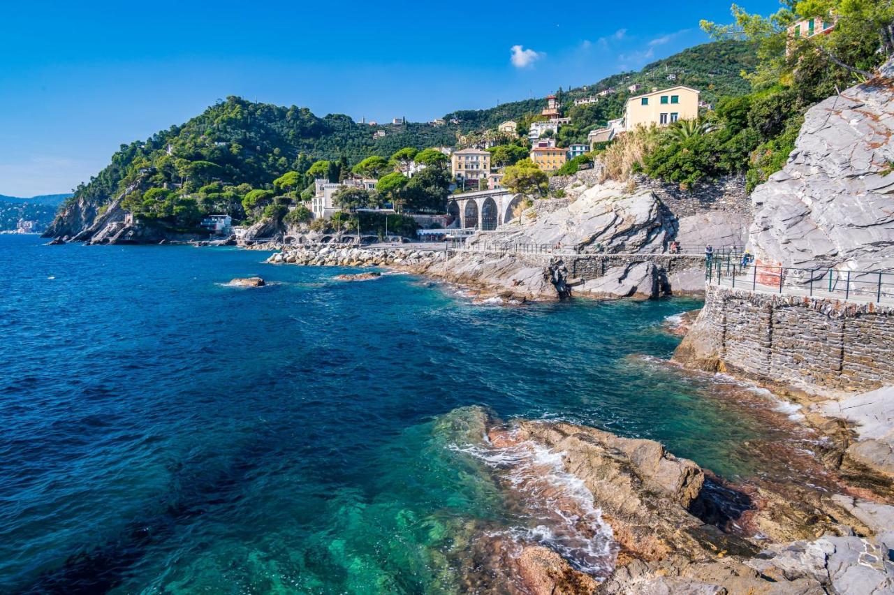 Una Conchiglia Sul Mare Attico Vista Portofino Apartment โซอาลยี ภายนอก รูปภาพ